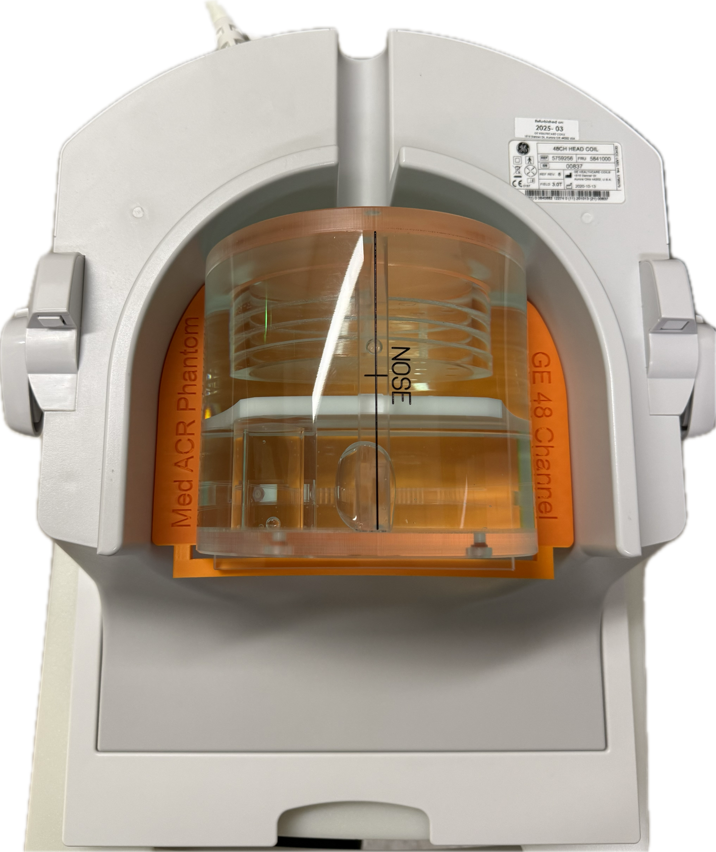 Med ACR Phantom Holder/GE 48 Channel Head Coil